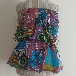 Silvergate strapless top